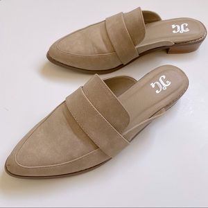 Keely Taupe mules by Journee Collection